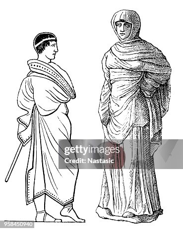 himation dress Ancient Greek Female dancer with only Himation Was An Outer Garment