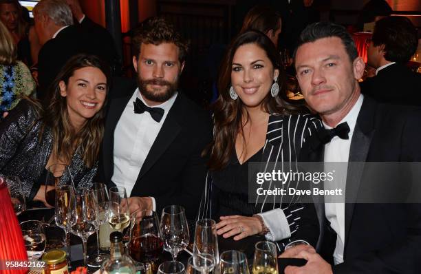 Amelia Warner, Jamie Dornan, Jessica de Rothschild and Luke Evans attend The Old Vic Bicentenary Ball to celebrate the theatre's 200th birthday at...