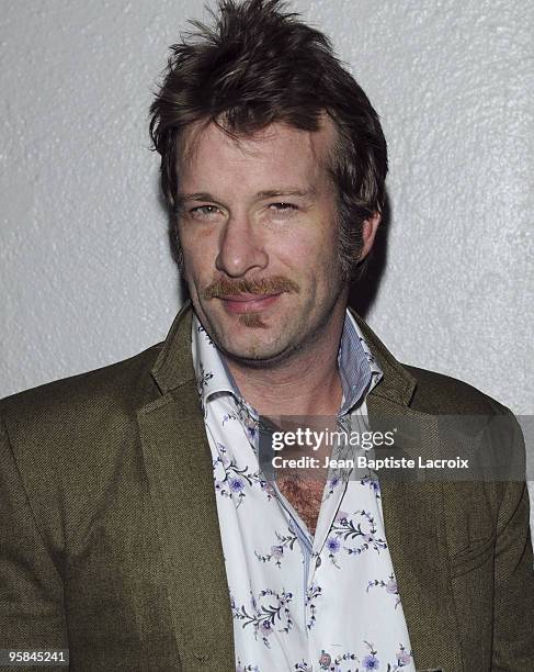 Thomas Jane arrives at the NY Times Style Magazine's Golden Globe Awards Cocktail at Chateau Marmont on January 15, 2010 in Los Angeles, California.