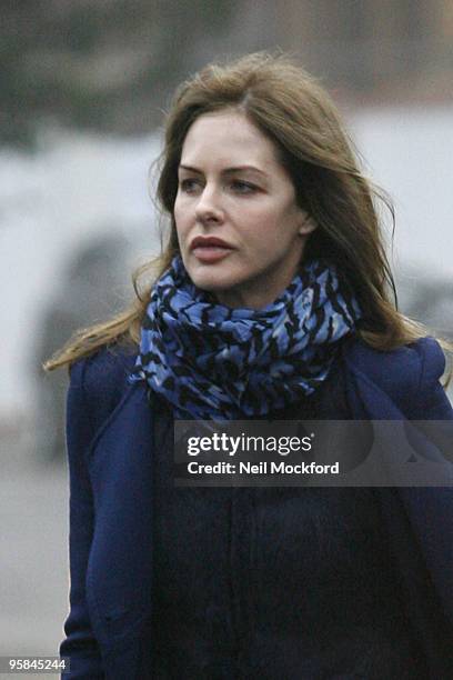 Trinny Woodall sighting on January 18, 2010 in London, England.