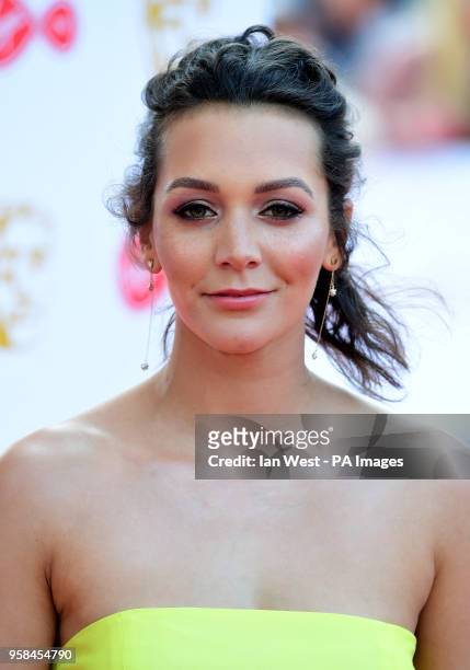 Nadine Mulkerrin attending the Virgin TV British Academy Television Awards 2018 held at the Royal Festival Hall, Southbank Centre, London.