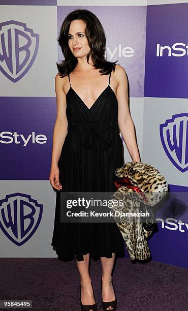 Actress Elizabeth Reaser arrives at the InStyle and Warner Bros. 67th Annual Golden Globes after party held at the Oasis Courtyard at The Beverly...