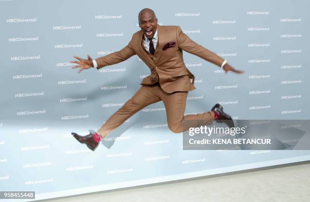 Actor Terry Crews attends the Unequaled NBCUniversal Upfront campaign at Radio City Music Hall on May 14, 2018 in New York.