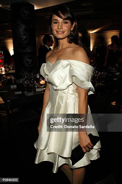 Actress Mia Maestro attends The Art of Elysium's 3rd Annual Black Tie Charity Gala "Heaven" on January 16, 2010 in Beverly Hills, California.