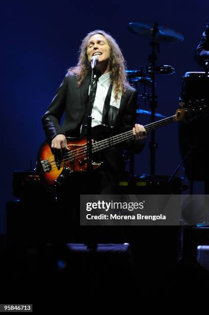 Timothy B Schmit of US country rock band The Eagles performs at Datch forum on June 14, 2009 in Milan, Italy.