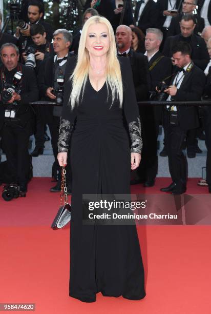 Monika Bacardi attends the screening of "BlacKkKlansman" during the 71st annual Cannes Film Festival at Palais des Festivals on May 14, 2018 in...