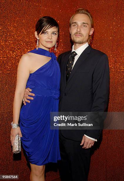 Actors Ginnifer Goodwin and actor Joey Kern attend HBO's Post 67th Annual Golden Globes party at Circa 55 Restaurant on January 17, 2010 in Beverly...