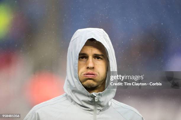 May 12: Sebastian Giovinco of Toronto FC during pre game warm up before the New England Revolution Vs Toronto FC regular season MLS game at Gillette...