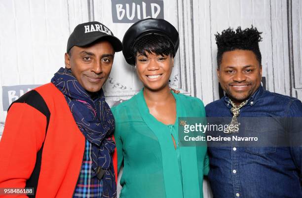 Chef Marcus Samuelsson, musicians Gloria Ryann and Rakiem Walker visit Build Series to discuss Harlem EatUp! Festival at Build Studio on May 14, 2018...