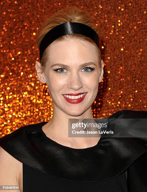 Actress January Jones attends the official HBO after party for the 67th annual Golden Globe Awards at Circa 55 Restaurant at the Beverly Hilton Hotel...