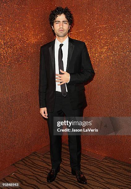 Actor Adrian Grenier attends the official HBO after party for the 67th annual Golden Globe Awards at Circa 55 Restaurant at the Beverly Hilton Hotel...