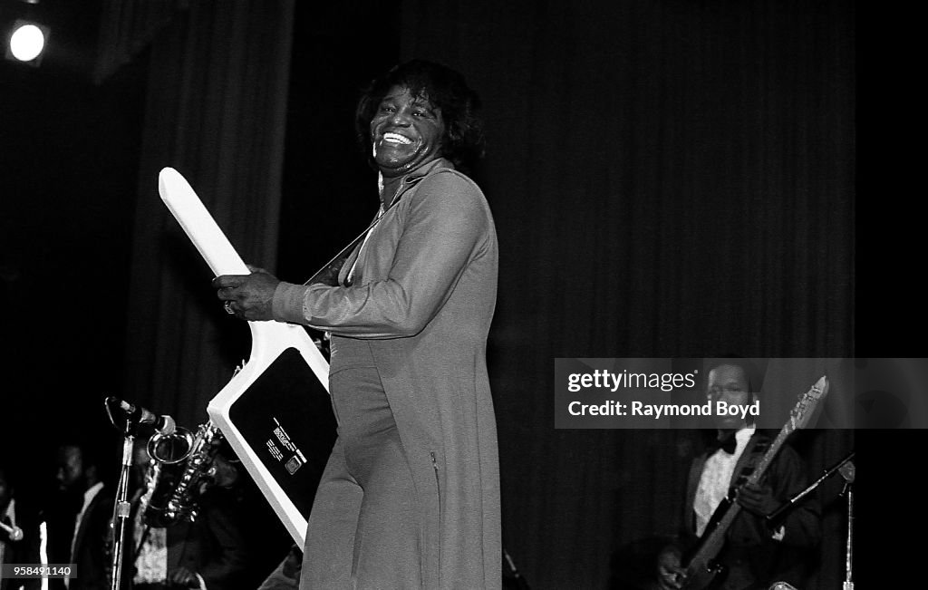 Bismarck Rapper Singer James Brown performs at the Bismarck Theatre in Chicago,... News ...