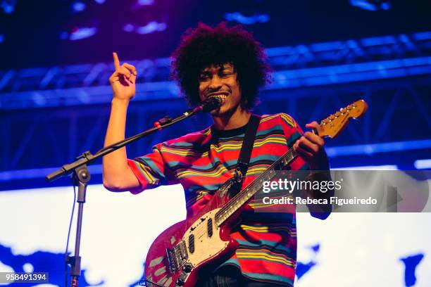 Boogarins performs during Festival Bananada at Passeio das Ãguas on May 13 in Goiania, Brazil