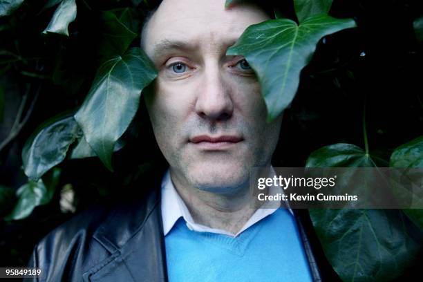 Posed portrait of English musician and composer Jah Wobble in Chelsea, London on March 14, 2007.