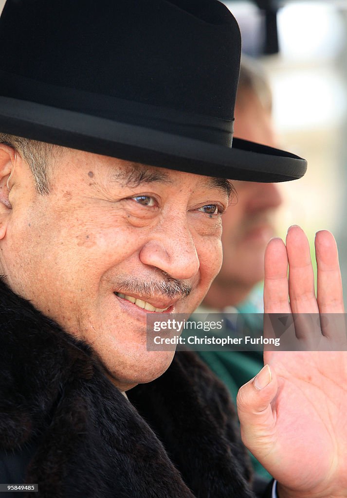 The King Of Tonga Pays His Respects At The National Arboretum