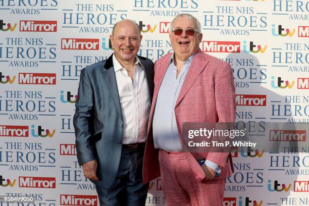 Christopher Biggins and partner Neil Sinclair attend the 'NHS Heroes Awards' held at the Hilton Park Lane on May 14, 2018 in London, England.