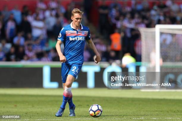 Darren Fletcher of Stoke City during the Premier League match between Swansea City and Stoke City at Liberty Stadium on May 13, 2018 in Swansea,...