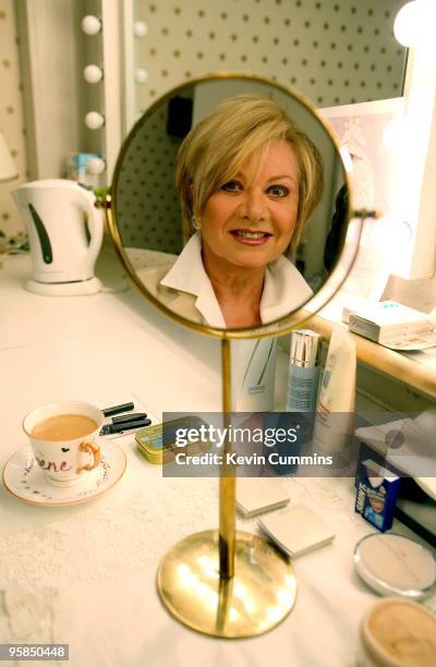 Posed portrait of British singer Elaine Paige in London, England in May 2007.