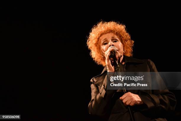 Ornella Vanoni is one of the most credited pop italian singers, she performing live at Teatro Augusteo for her "La mia Storia tour 2018.