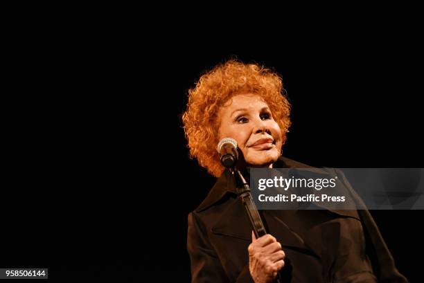 Ornella Vanoni is one of the most credited pop italian singers, she performing live at Teatro Augusteo for her "La mia Storia tour 2018.