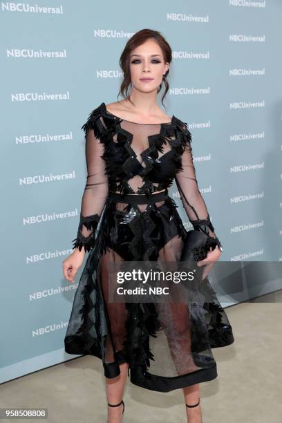 NBCUniversal Upfront in New York City on Monday, May 14, 2018 -- Red Carpet -- Pictured: Carolina Miranda. "Señora Acero" on Telemundo --