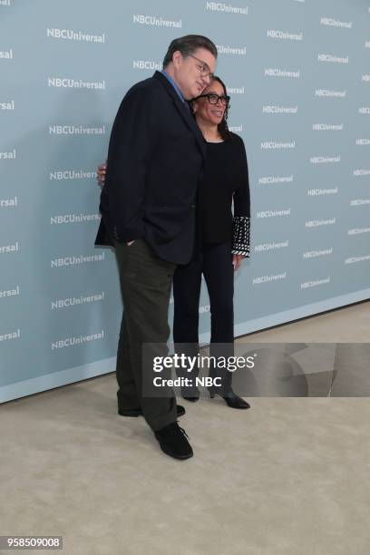 NBCUniversal Upfront in New York City on Monday, May 14, 2018 -- Red Carpet -- Pictured: Oliver Platt, S. Epatha Merkerson, "Chicago Med" on NBC --