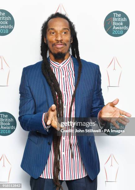 Benjamin Zephaniah arriving for the British Book Awards at the Grosvenor House Hotel in London.