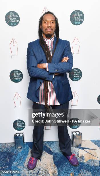Benjamin Zephaniah arriving for the British Book Awards at the Grosvenor House Hotel in London.