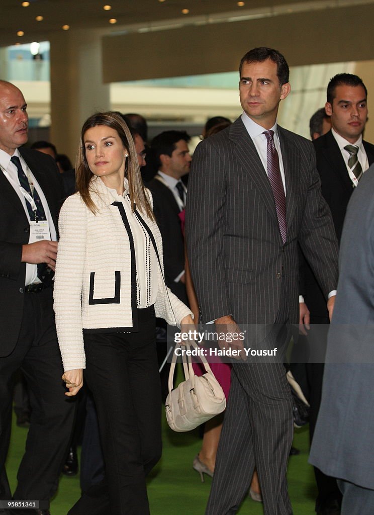 Spain?s Prince Felipe Attends 'World Future Energy Summit' in Abu Dhabi