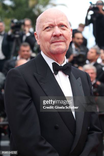 Jean-Paul Rappeneau attends the screening of "Blackkklansman" during the 71st annual Cannes Film Festival at Palais des Festivals on May 14, 2018 in...