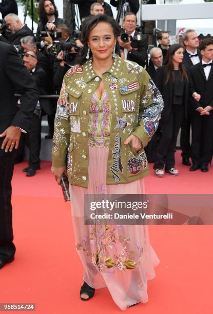 Isabel dos Santos attends the screening of "BlacKkKlansman" during the 71st annual Cannes Film Festival at Palais des Festivals on May 14, 2018 in...