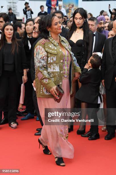 Isabel dos Santos attends the screening of "BlacKkKlansman" during the 71st annual Cannes Film Festival at Palais des Festivals on May 14, 2018 in...