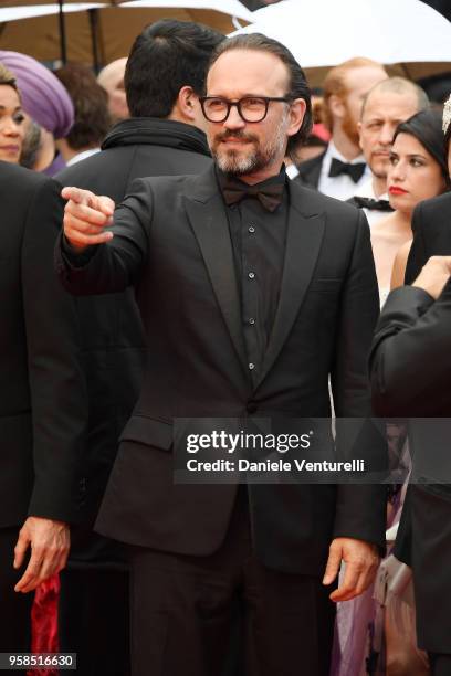 Vincent Perez attends the screening of "BlacKkKlansman" during the 71st annual Cannes Film Festival at Palais des Festivals on May 14, 2018 in...