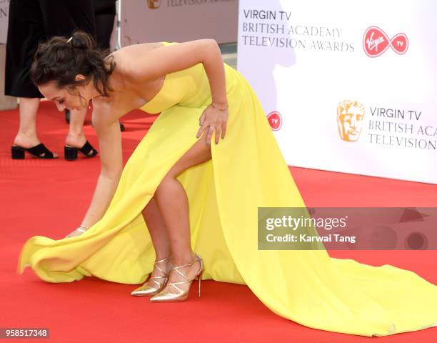 Nadine Rose Mulkerrin attends the Virgin TV British Academy Television Awards at The Royal Festival Hall on May 13, 2018 in London, England.
