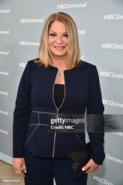 NBCUniversal Upfront in New York City on Monday, May 14, 2018 -- Red Carpet -- Pictured: Dr. Ana Maria Polo, "Caso Cerrado" on Telemundo --