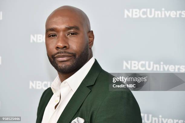 NBCUniversal Upfront in New York City on Monday, May 14, 2018 -- Red Carpet -- Pictured: Morris Chestnut, "The Enemy Within" on NBC --