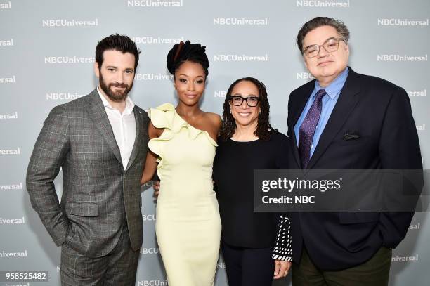 NBCUniversal Upfront in New York City on Monday, May 14, 2018 -- Red Carpet -- Pictured: Colin Donnell, Yaya DaCosta, S. Epatha Merkerson, Oliver...