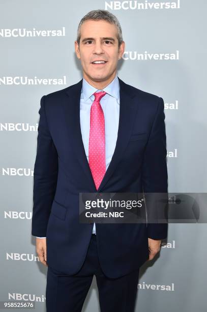 NBCUniversal Upfront in New York City on Monday, May 14, 2018 -- Red Carpet -- Pictured: Andy Cohen, "Watch What Happens Live" on Bravo --