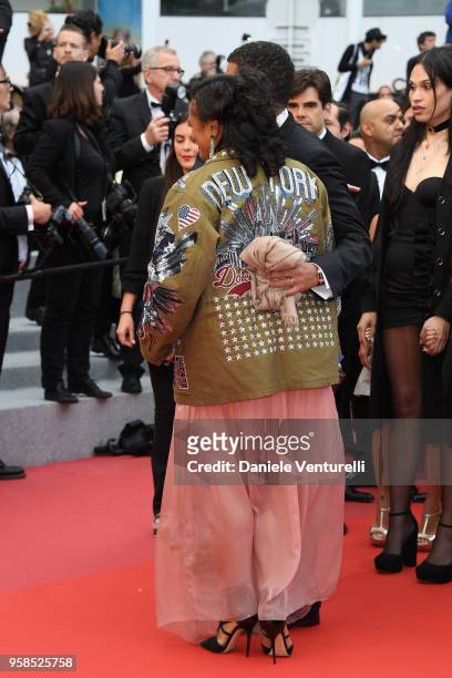 Isabel dos Santos attends the screening of "Blackkklansman" during the 71st annual Cannes Film Festival at Palais des Festivals on May 14, 2018 in...
