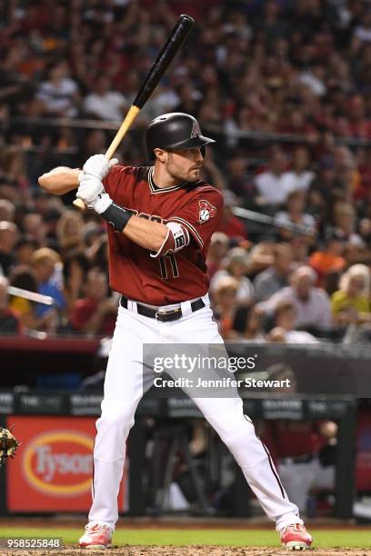 Pollock of the Arizona Diamondbacks stands at bat in the sixth inning of the MLB game against the Houston Astros at Chase Field on May 6, 2018 in...