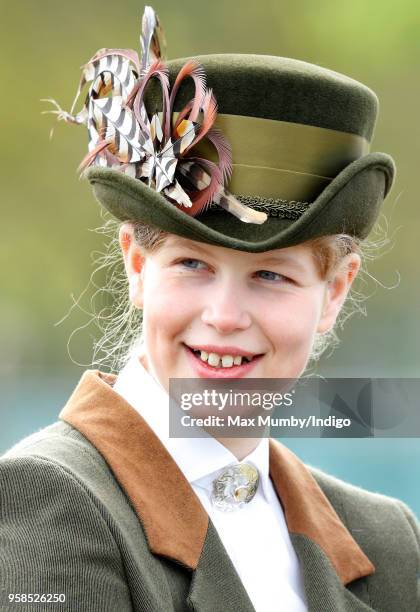 Lady Louise Windsor seen carriage driving as she takes part in The Champagne Laurent-Perrier Meet of the British Driving Society on day 5 of the...