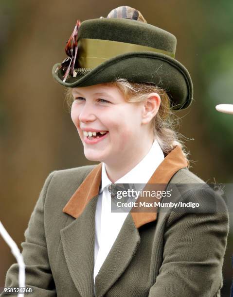 Lady Louise Windsor seen carriage driving as she takes part in The Champagne Laurent-Perrier Meet of the British Driving Society on day 5 of the...