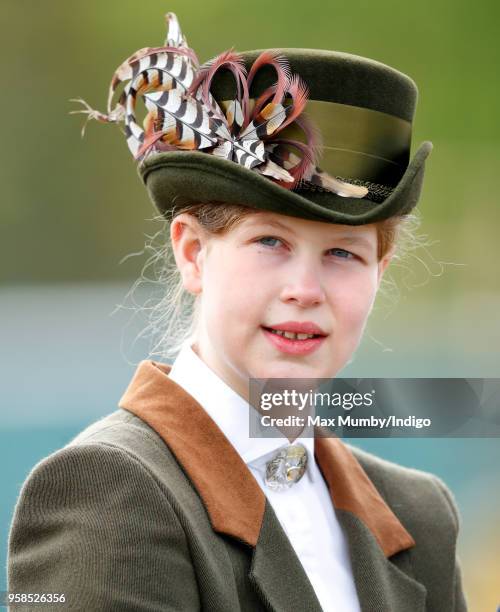 Lady Louise Windsor seen carriage driving as she takes part in The Champagne Laurent-Perrier Meet of the British Driving Society on day 5 of the...