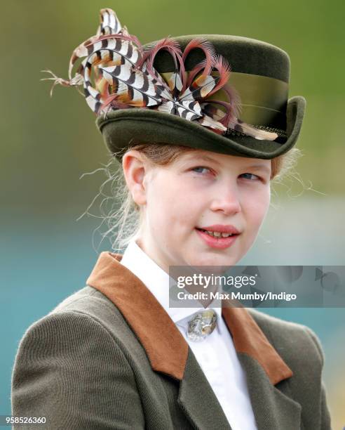 Lady Louise Windsor seen carriage driving as she takes part in The Champagne Laurent-Perrier Meet of the British Driving Society on day 5 of the...