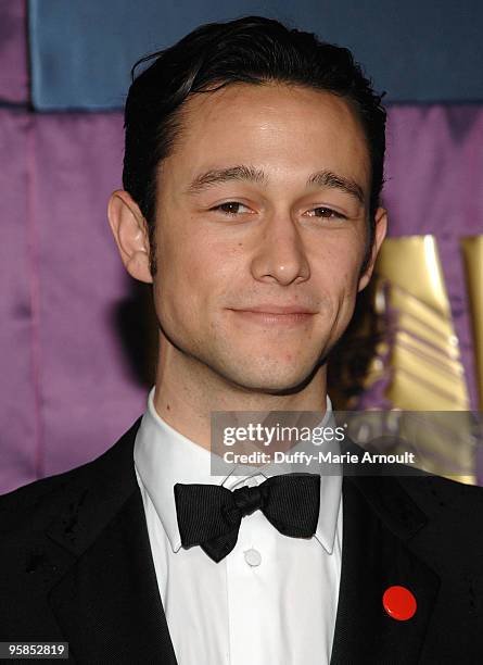 Actor Joseph Gordon-Levitt attends Fox's 2010 Golden Globes Awards Party at Craft on January 17, 2010 in Century City, California.