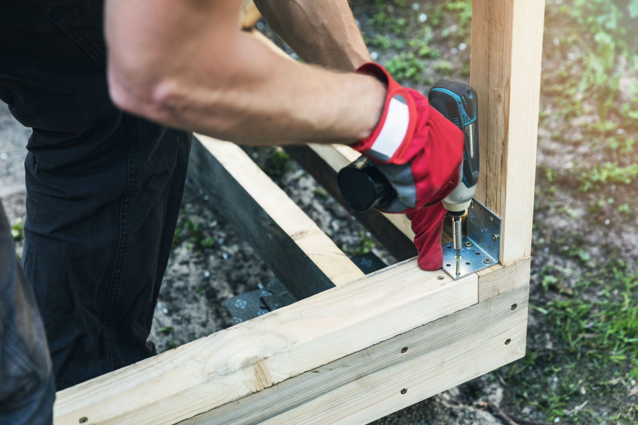 shed construction site