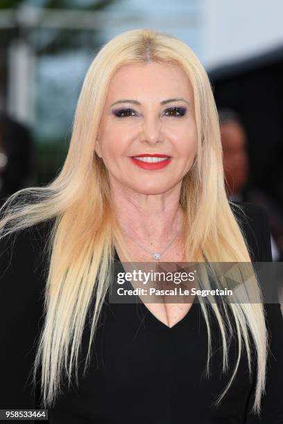 Monika Bacardi attends the screening of "BlacKkKlansman" during the 71st annual Cannes Film Festival at Palais des Festivals on May 14, 2018 in...