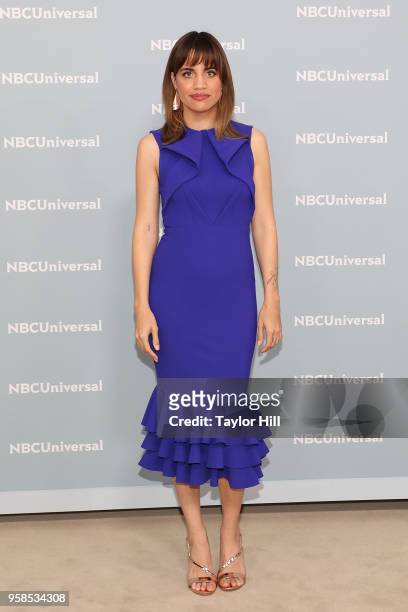 Natalie Morales attends the 2018 NBCUniversal Upfront Presentation at Rockefeller Center on May 14, 2018 in New York City.