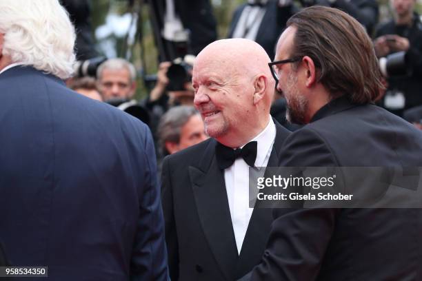Jean-Paul Rappeneau , and Vincent Perez from the movie 'Cyrano De Bergerac' attends the screening of "BlacKkKlansman" during the 71st annual Cannes...