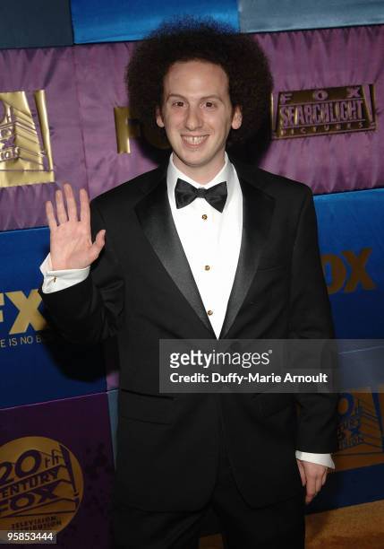 Actor Josh Sussman attends Fox's 2010 Golden Globes Awards Party at Craft on January 17, 2010 in Century City, California.